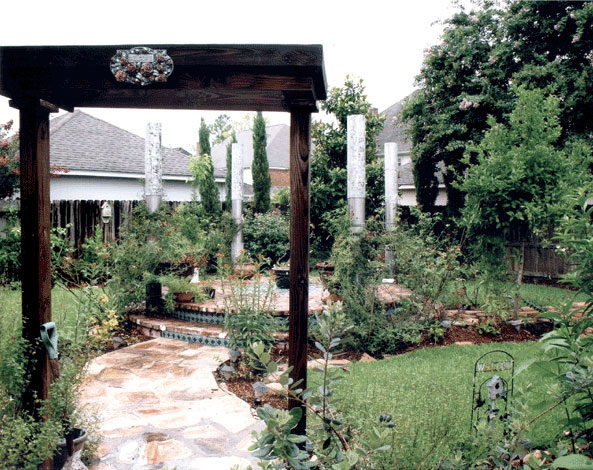 A nice view and backyard setup